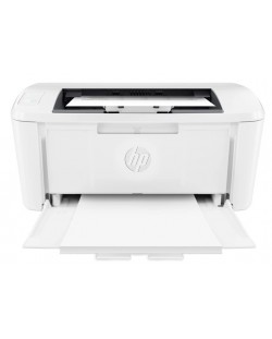 Принтер HP - LaserJet M110we, лазерен, бял