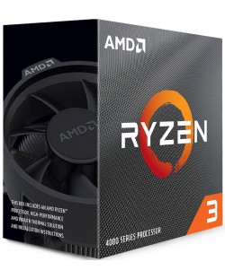 Процесор AMD - Ryzen 3 4100, 4-cores, 4.0GHz, 6MB, Box