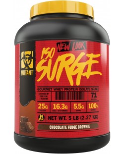 ISO Surge, chocolate fudge brownie, 2.27 kg, Mutant