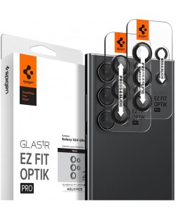 Протектор за камера Spigen - Glass tR EZ Fit Optik Pro, Galaxy S24 Ultra, 2 броя
