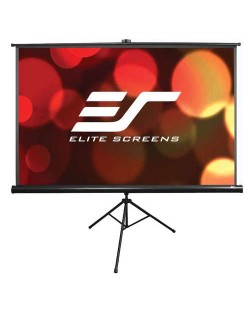Проекторен екран Elite Screen - T120UWH Tripod, 120'', черен