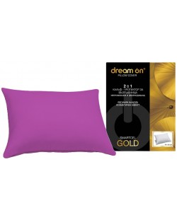 Протектор за възглавница Dream On - Smartcel Gold, 50 х 70 cm, тъмнорозов