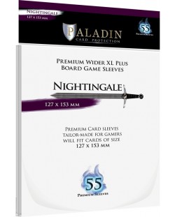 Протектори за карти Paladin - Nightingale 127 x 153 (55 бр.)