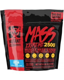 Mass Extreme 2500, бисквитки и сметана, 2.72 kg, Mutant