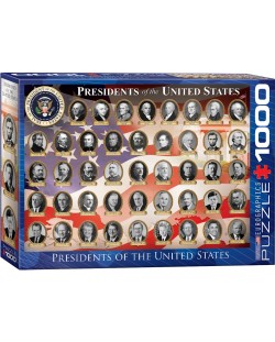 Пъзел Eurographics от 1000 части - Президенти на САЩ