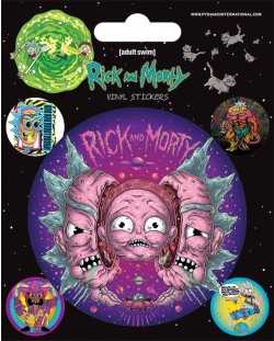 Стикери Pyramid Animation: Rick & Morty - Psychedelic Visions