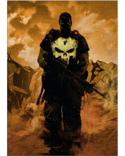 Метален постер Displate - Marvel - Punisher