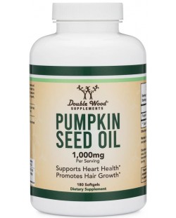 Pumpkin Seed Oil, 180 капсули, Double Wood