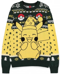 Пуловер Difuzed Games: Pokemon - Christmas Jumper Pikachu