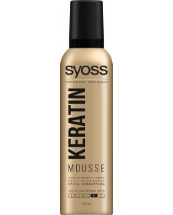 Syoss Keratin Пяна за коса, Ниво 4, 250 ml