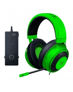 Гейминг слушалки Razer Kraken Tournament Edition - Green (Разопакован)