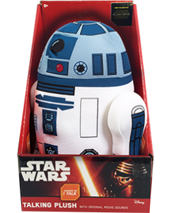 Star Wars Еп. VII- Говореща плюшена играчка R2-D2, 24 cm