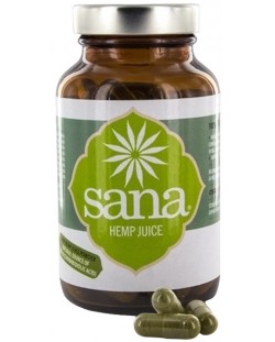 Растителни капсули от коноп, 6.9 mg, 90 броя, Sana Hemp