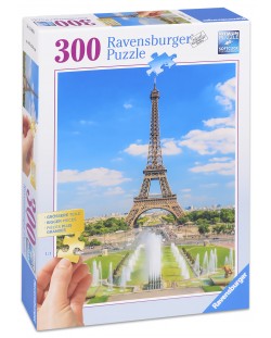Пъзел Ravensburger от 300 части - Айфеловата кула - панорамен изглед