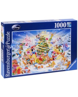 Пъзел Ravensburger от 1000 части - Дисни Коледа