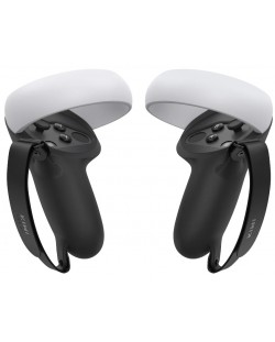 Ръкохватки за контролер Kiwi Design - Knuckle Grips, Oculus Quest 2, черни