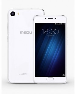 Meizu U10 (Silver/White) 16GB/5.0" HD/Octa-core MT6750/2GB/16GB/Finger Print/Cam. Front 5.0 MP/Main 13.0 MP/Li-Ion 2760 mAh/Dual SIM/Android 6.0 Marshmallow, Anodized metal frame, 139 gr.