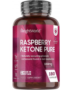 Raspberry Ketone Pure, 1200 mg, 180 капсули, Weight World