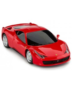 Радиоуправляема кола Rastar - Ferrari 458 Italia, 1:24, асортимент