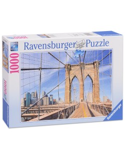 Пъзел Ravensburger от 1000 части - Бруклинския мост