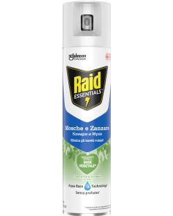 Raid Essentials FIK Аерозол против комари и мухи, 400 ml