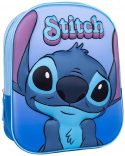 3D раница за детска градина Cerda Stitch - Синя