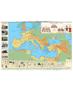 Ранна Римска империя. Принципат - стенна карта