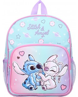 Раница за детска градина Vadobag Stitch - Hello Cutie, със странични джобчета