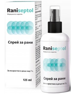 Raniseptol Спрей за рани, 125 ml, Naturprodukt