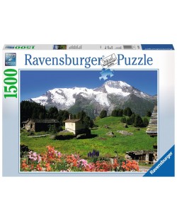 Пъзел Ravensburger от 1500 части - Планински пейзаж