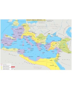 Ранната Римска империя (I-II в.) - стенна карта