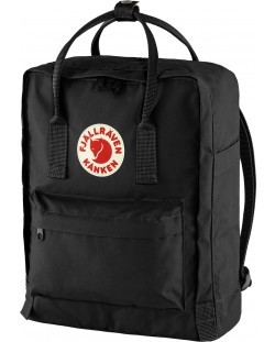 Раница Fjallraven - Kanken Black, 16l, черна