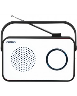 Радио Aiwa - R-190BW, бяло/черно