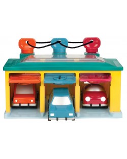 Комплект за игра Battat - Автоматичен гараж, разноцветен