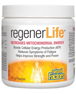 RegenerLife Increases Mitochondrial Energy, 81 g, Natural Factors