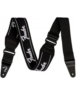 Ремък за китара Fender - Swell Neoprene Strap, черен/бял