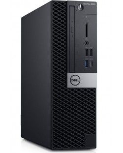 Настолен компютър Dell OptiPlex - 3060SFF, черен