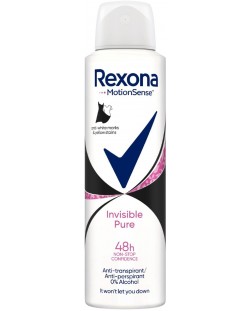 Rexona Спрей дезодорант Invisible Pure, 150 ml