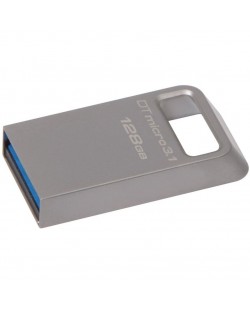Флаш памет Kingston - DT micro, 128GB, USB 3.1
