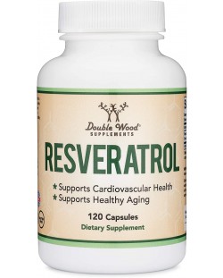Resveratrol, 120 капсули, Double Wood