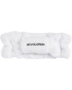 Revolution Skincare Лента за коса, с бяла панделка