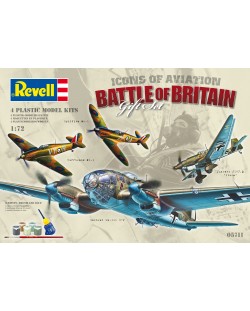 Сглобяем модел на военни самолети Revell - Gift Set, Battle of Britain (05711)