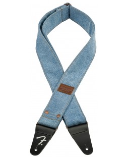 Ремък за китара Fender - Wrangler Riveted Denim Strap, Light Ind