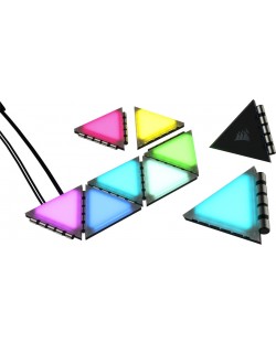 RGB смарт панели Corsair - iCUE LC100, Starter Kit