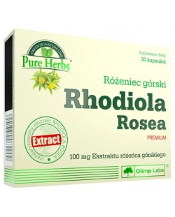 Rhodiola Rosea Premium, 100 mg, 30 капсули, Olimp