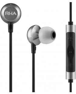 Безжични слушалки с микрофон RHA - MA650 W, черни