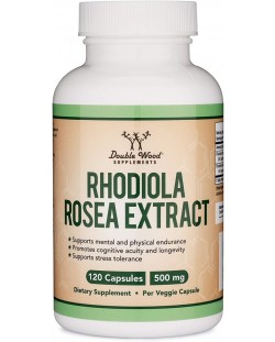 Rhodiola Rosea Extract, 120 капсули, Double Wood