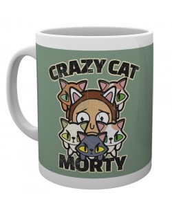 Чаша Rick and Morty - Crazy Cat Morty