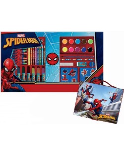 Рисувателен комплект Disney - Spider-Man, 52 елемента