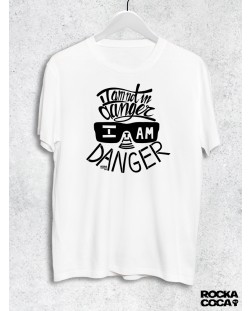 Тениска RockaCoca The Danger, бяла, размер L